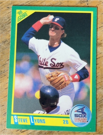 1990 Score #88 Steve Lyons — front