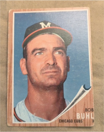 1962 Topps #458 Bob Buhl — front
