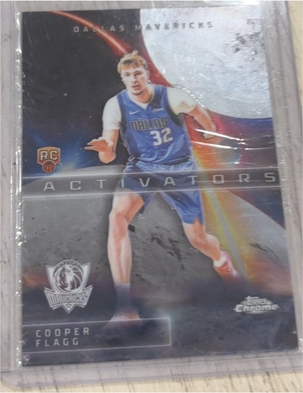 2025-26 Topps Chrome #AC-11 Cooper Flagg Activators Dallas Mavericks Rookie — front