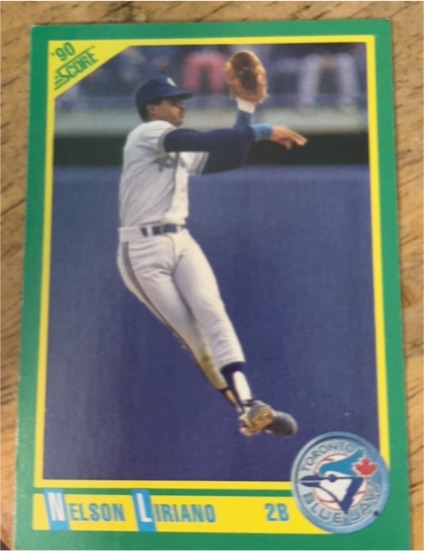 1990 Score #77 Nelson Liriano — front