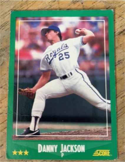 1988 Score #398 Danny Jackson — front