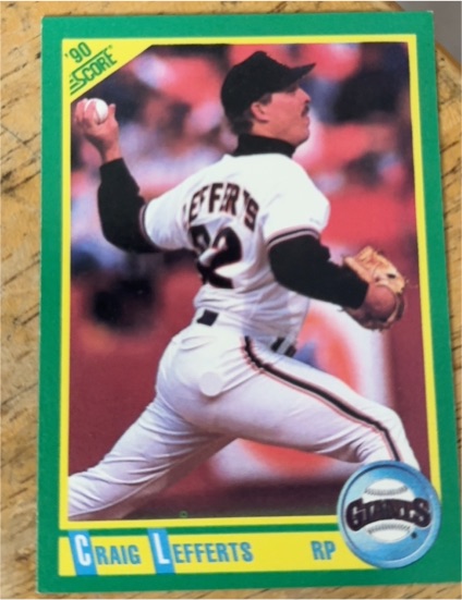 1990 Score #209 Craig Lefferts — front