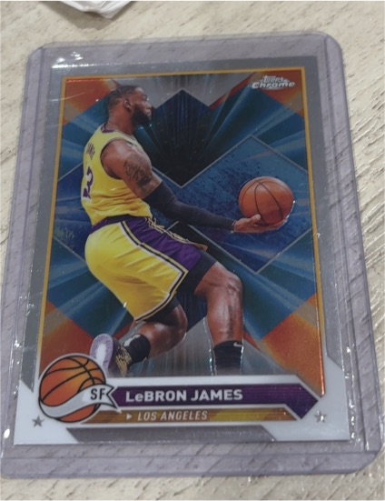 2023-24 Topps Chrome #23 LeBron James — front