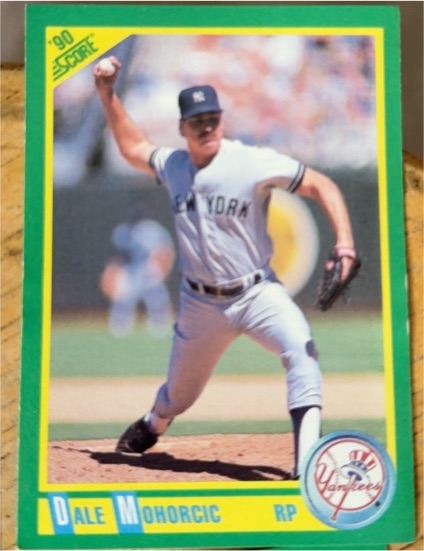 1990 Score #191 Dale Mohorcic — front