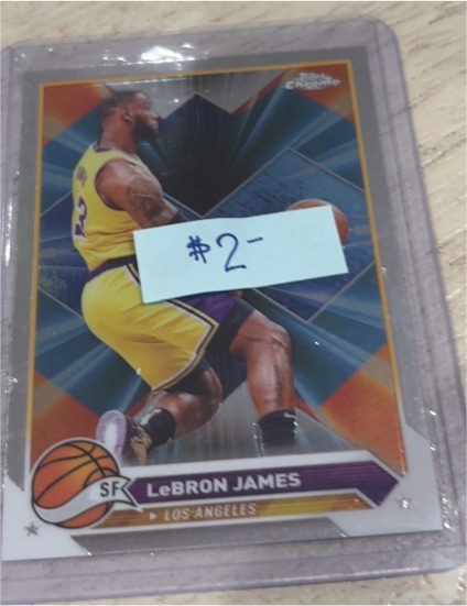 2023-24 Topps Chrome #23 LeBron James — front