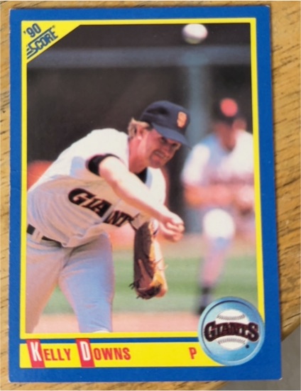 1990 Score #534 Kelly Downs — front