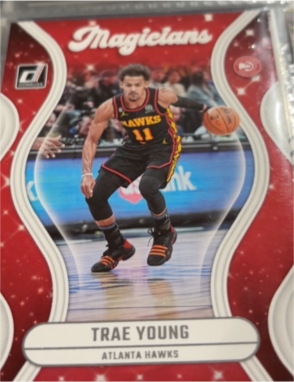 2023-24 Panini Donruss Magicians #6 Trae Young — front