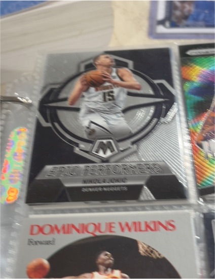 2022-23 Panini Mosaic Epic Performers #3 Nikola Jokic — front