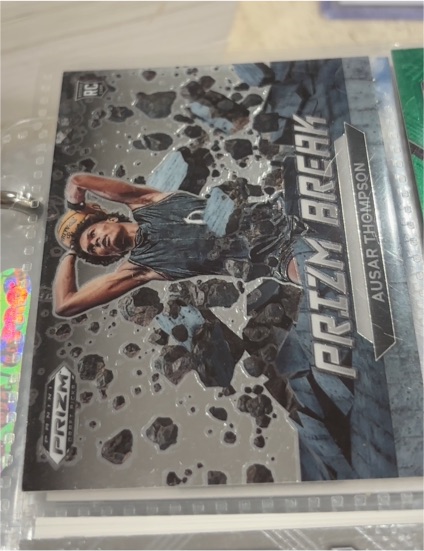2023 Panini Prizm Draft Picks #11 Ausar Thompson Prizm Break — front
