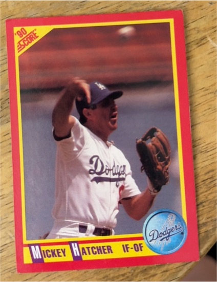 1990 Score #359 Mickey Hatcher — front