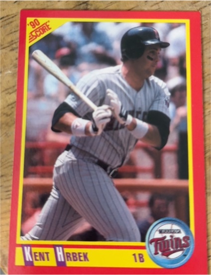 1990 Score #381 Kent Hrbek — front