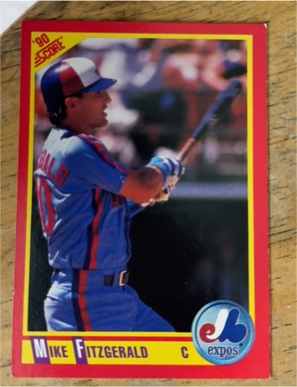 1990 Score #361 Mike Fitzgerald — front