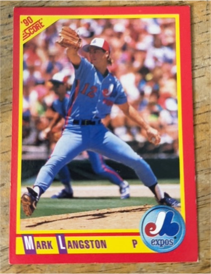 1990 Score #401 Mark Langston — front