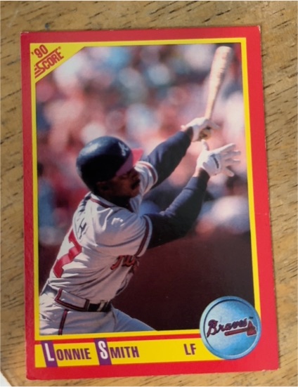 1990 Score #399 Lonnie Smith — front
