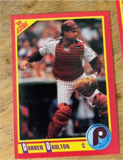 1990 Score #389 Darren Daulton — front
