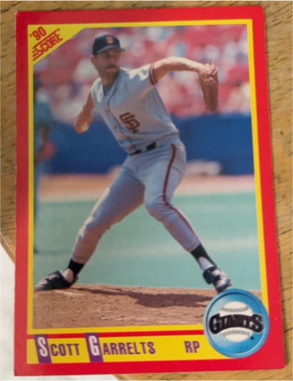 1990 Score #246 Scott Garrelts — front
