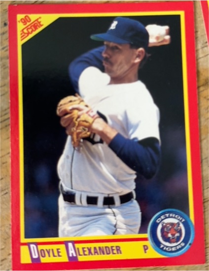 1990 Score #237 Doyle Alexander — front