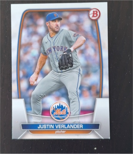 2023 Bowman #64 Justin Verlander — front