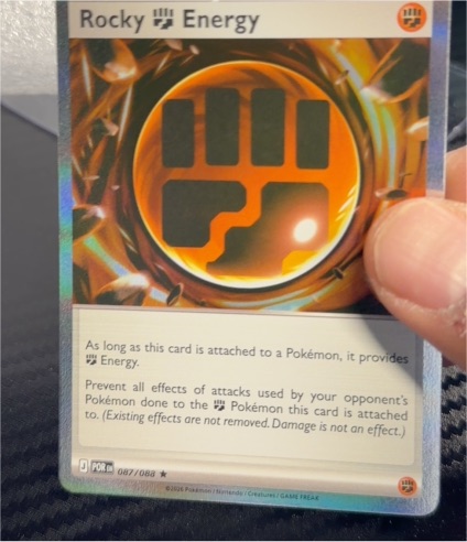 2026 Pokémon Perfect Order #087 Rocky Energy — front