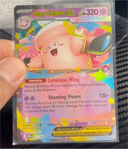 2016 Pokémon Mega Evolution Perfect Order #31 Mega Clefable ex — front