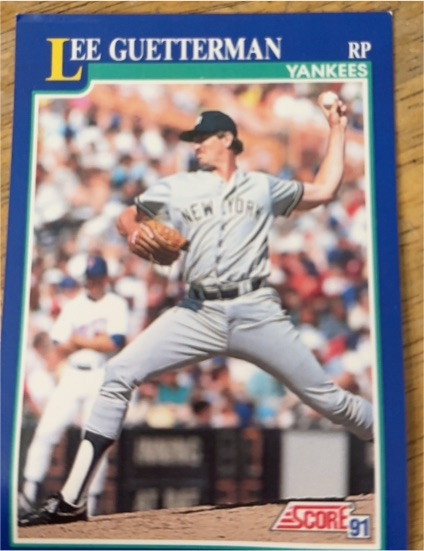 1991 Score #34 Lee Guetterman — front
