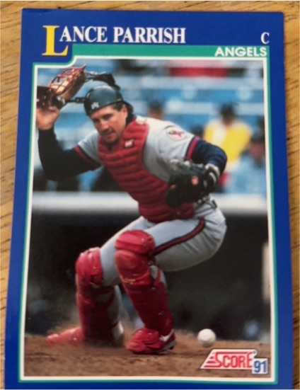 1991 Score #37 Lance Parrish — front