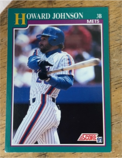 1991 Score #185 Howard Johnson — front