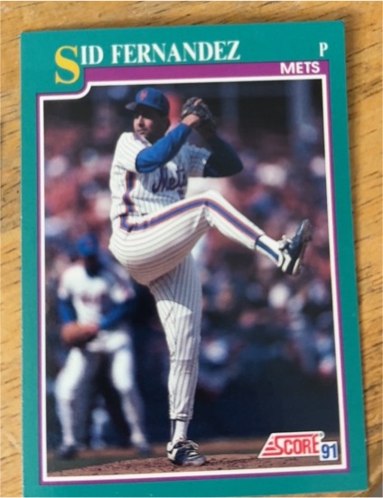 1991 Score #180 Sid Fernandez — front