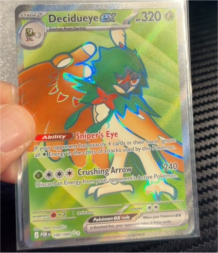 Pokémon Perfect Order #100/088 Decidueye EX — front