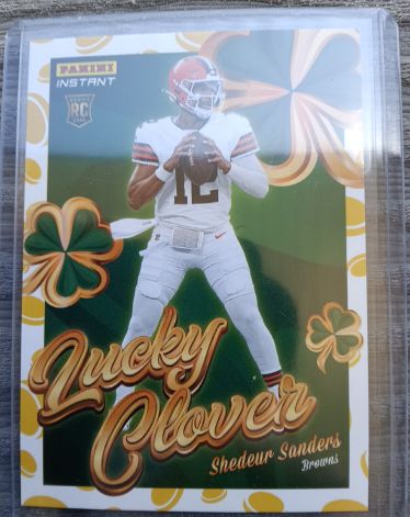 2025 Panini Instant Lucky Clover #20 Shedeur Sanders — front