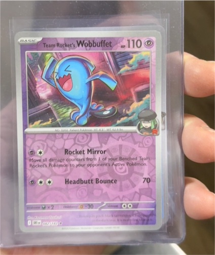 2022 Pokémon SV10 #82 Team Rocket's Wobbuffet — front
