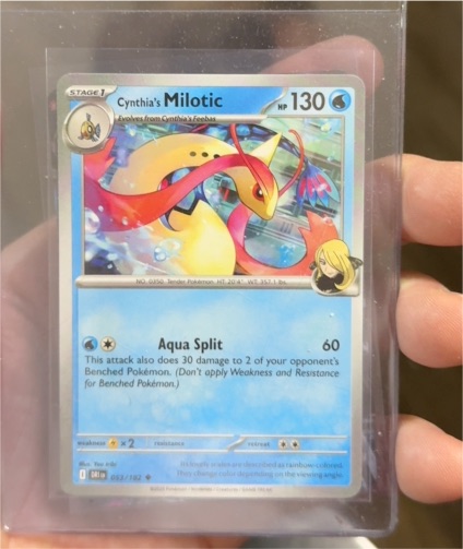 2025 Pokémon SV10: Destined Rivals #053 Cynthia's Milotic — front