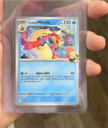 2022 Pokémon SV10: Destined Rivals #053 Cynthia's Milotic — front