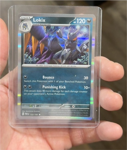 2023 Pokémon Paradox Rift #122 Lokix — front