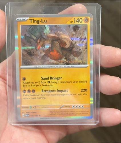 2023 Pokémon Ting-Lu #109 Paradox Rift — front