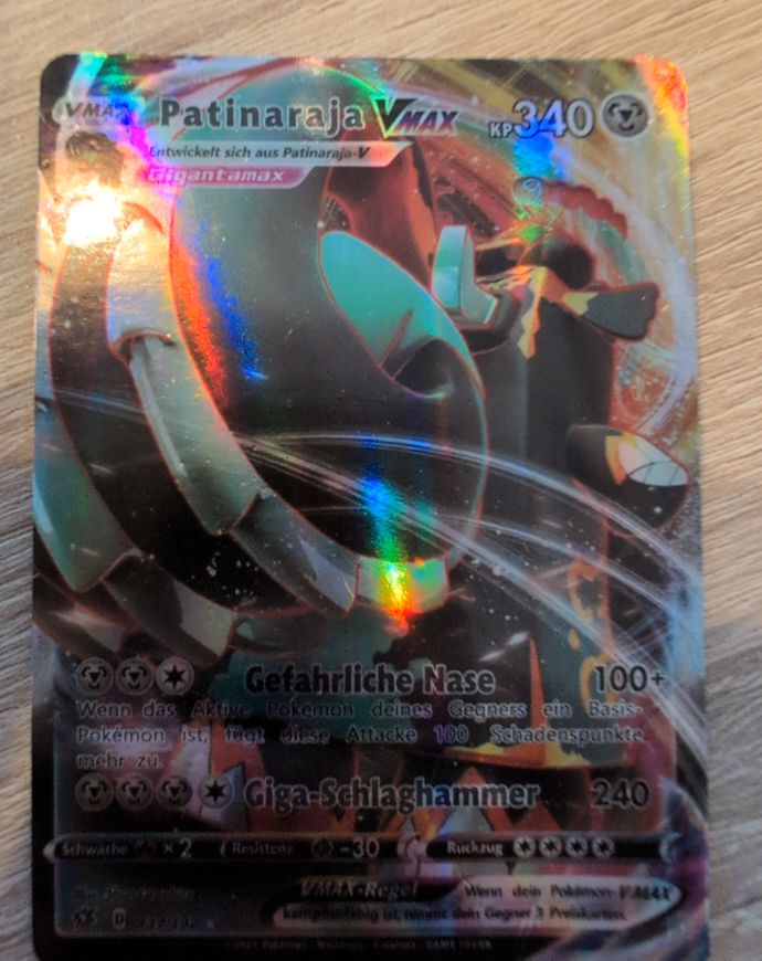 2022 Pokémon GO #077 Patinaraja VMAX — front