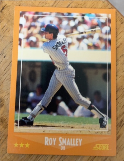 1988 Score #606 Roy Smalley — front