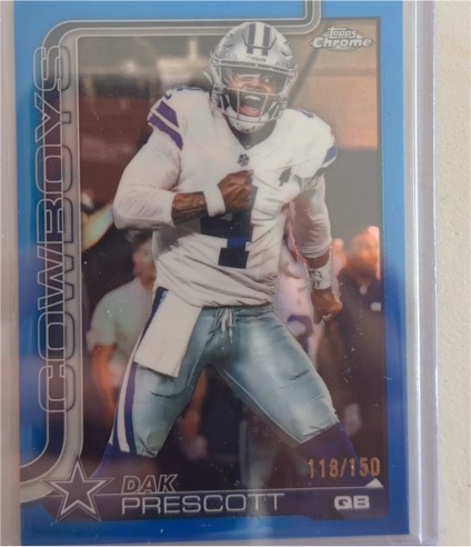 2025 Topps Chrome #118 Dak Prescott — front