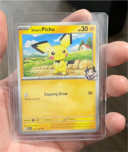 2025 Pokémon SV10 #071 Ethan's Pichu — front