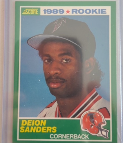 1989 Score #246 Deion Sanders — front