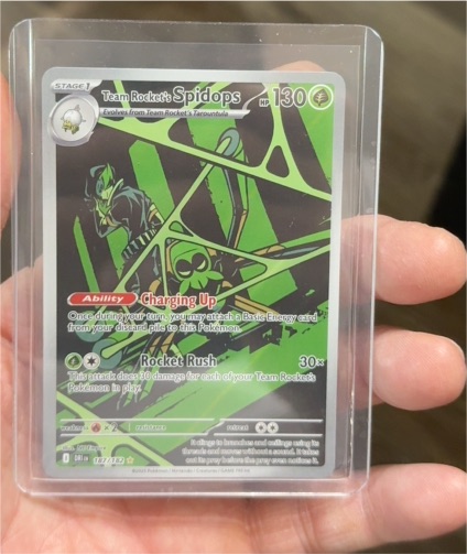2025 Pokémon TCG Sv10: Destined Rivals #187 Team Rocket's Spidops — front