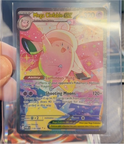 2026 Pokémon Perfect Order #119 Mega Clefable EX — front