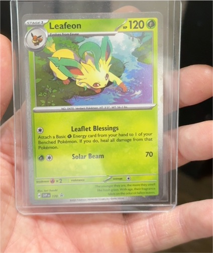 2023 Pokémon SV: Scarlet & Violet Promo #170 Leafeon — front