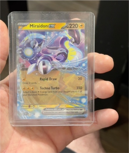 2023 Pokémon Scarlet & Violet #143 Miraidon ex — front