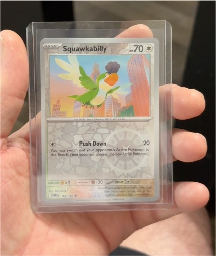 2025 Pokémon Destined Rivals #160 Squawkabilly — front