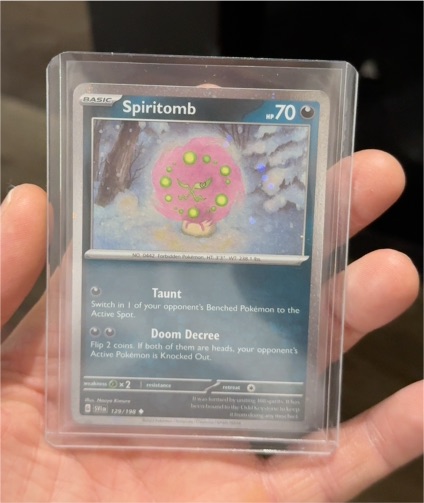 2023 Pokémon TCG Scarlet & Violet #129 Spiritomb — front