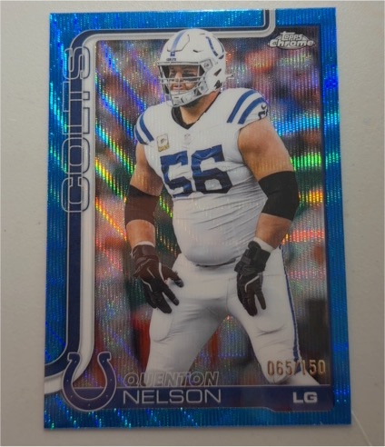 2025 Topps Chrome #144 Quenton Nelson — front