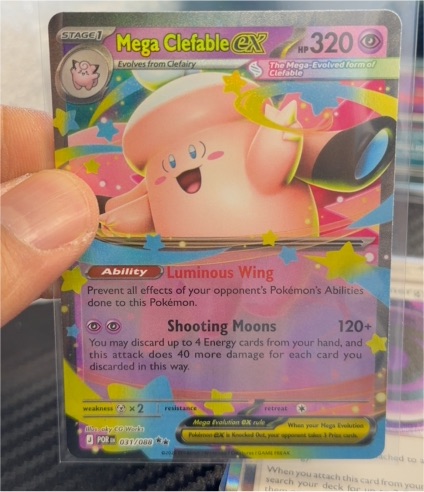 2026 Perfect Order #31/88 Mega Clefable EX — front