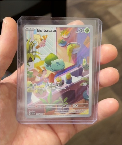 2024 The Pokémon Company Bulbasaur #143/142 SV07 Stellar Crown Illustration Rare Holo — front