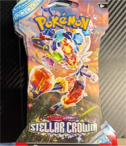 2023 Pokémon Scarlet & Violet Stellar Crown Booster Pack — front